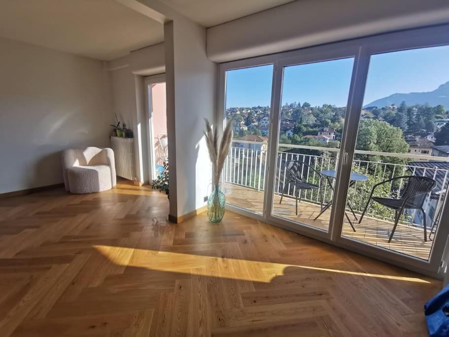 Le Parmelan - Grand Appartement Familial Avec Vue Sur La Montagne Annecy Bagian luar foto
